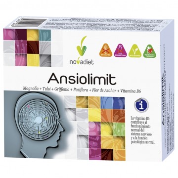 Ansiolimit SinGluten Vegan 60caps Nova Diet