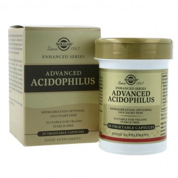 Acidophilus Avanzado SinGluten 50caps Solgar