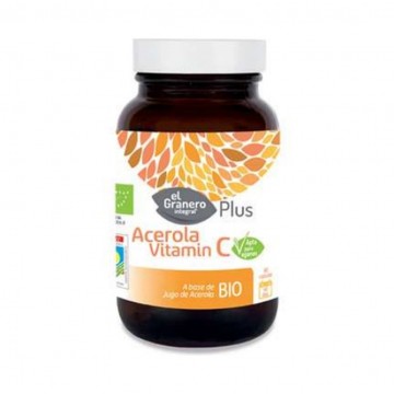 Acerola y Vitamina C Bio Vegan 60comp El Granero Integral