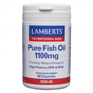 Aceite Pescado Alta Potencia 1100Mg 60caps Lamberts