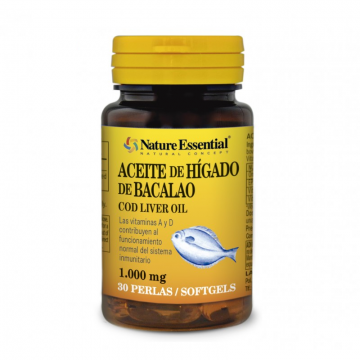 Aceite de Higado de Bacalao 1000Mg 30 Perlas Nature Essential