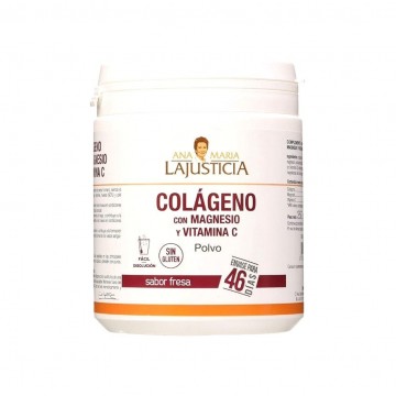 Colageno Magnesio y Vitamina C Fresa SinGluten 350g Ana Maria Lajusticia