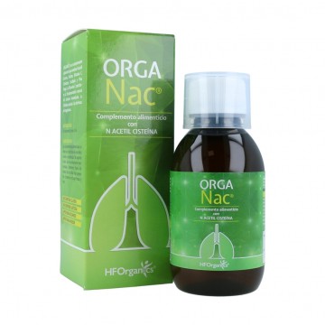 Orga NAC Acetil L-Cisteina Jarabe SinGluten Vegan 150ml Hf Organics