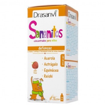 Jarabe Infantil Sananitos defensas SinGluten 150ml Drasanvi