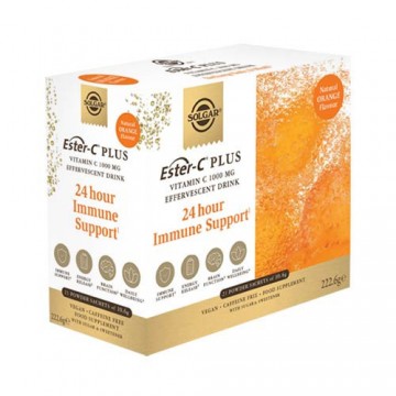 Ester-C Efervescente 1000Mg y Vitamina-C Vegan 21 Sobres Solgar