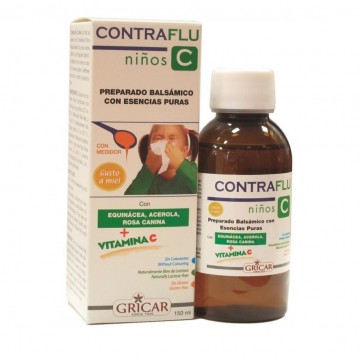 Contra Flu Niños Jarabe 150ml Gricar