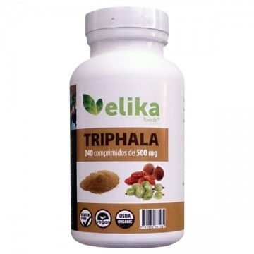 Triphala SinGluten Vegan 240comp Elika Foods