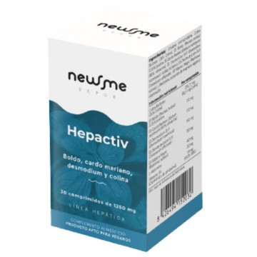 Hepactiv Vegan 1250Mg 30caps Newme Depur Herbora