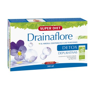 Drainaflore Bio 20 Viales Super Diet