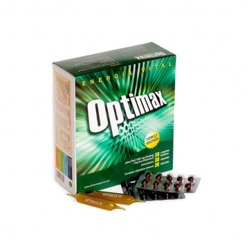 Optimax 90 Jalea Real+Antioxidante+Complejo Vitaminico 30 viales + 30caps Artesania Agricola