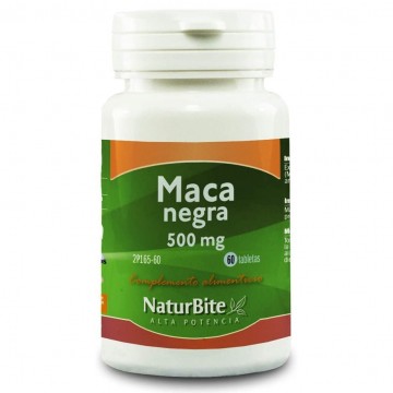 Maca Negra 500Mg 60comp Naturbite