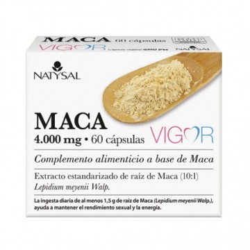 Maca 4000Mg SinGluten Vegan 60caps Natysal