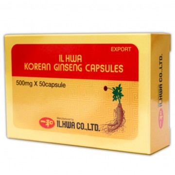 Ginseng Coreano 500Mg IL HWA 50caps Tong-Il