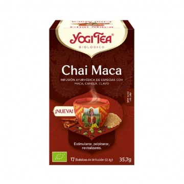 Chai Maca Infusion SinGluten Bio Vegan 17inf Yogi Tea