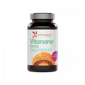 Vitanano D3 + K2 Liposomado 30caps Mundonatural