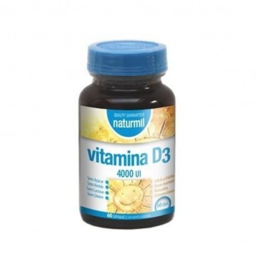 Vitamina D3 4000 Ui SinGluten 60caps Naturmil