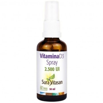 Vitamina D3 2500UI spray 50ml Sura Vitasan