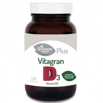 Vitagran D3 Vitamina-D3 100caps El Granero Integral