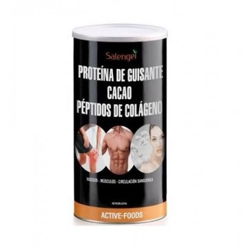 Proteina de Guisante con Cacao y Peptidos de Colageno 500g Salengei