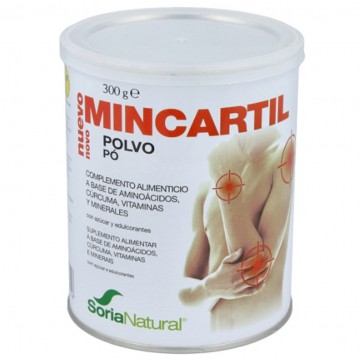 Mincartil Polvo Formula Reforzada 300g Soria Natural