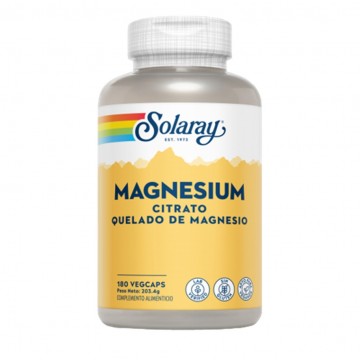 Magnesium Citrate SinGluten Vegan 180caps Solaray