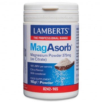 Magasorb Magnesio en Polvo 375Mg Vegan 165g Lamberts