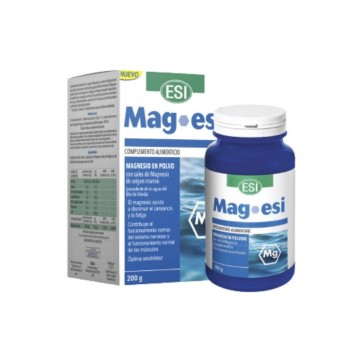 Mag-Esi Magnesio en Polvo SinGluten Vegan 200g Esi