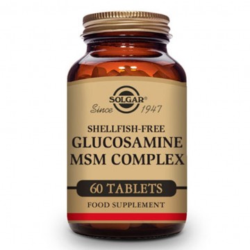 Glucosamina MSM Complex SinGluten Vegan 60caps Solgar