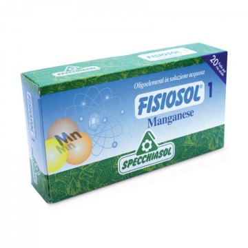 Fisiosol 1 Manganeso 20 Viales Specchiasol