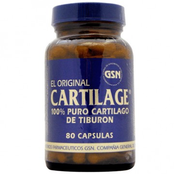 Cartilage Puro Cartilago de Tiburon Capsulas 740Mg 80caps G.S.N.