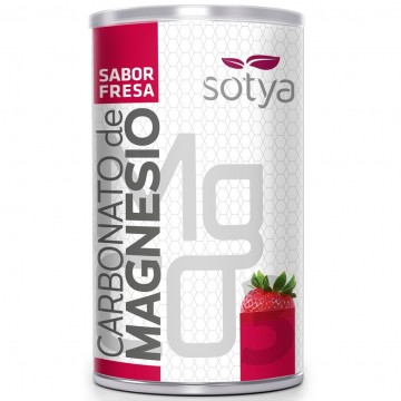 Carbonato de Magnesio en Polvo Sabor Fresa 180g Sotya