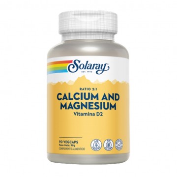 Calcium Magnesium 2:1 Ratio 90caps Solaray