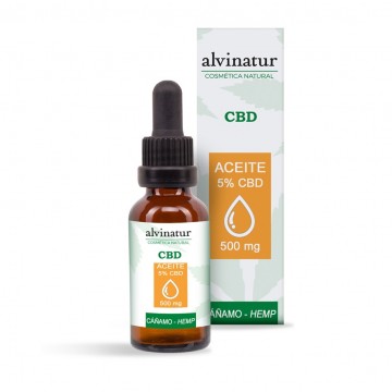 Aceite de Cañamo 5% CBD 10ml Alvinatur