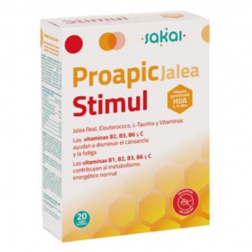 Proapic Jalea Stimul con Ginseng 20 Viales Sakai