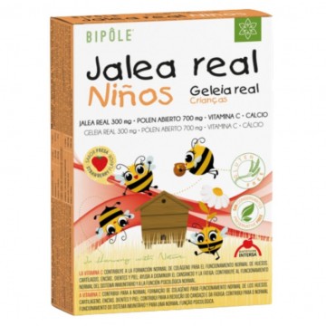 Bipole Jalea Real Niños 300Mg SinGluten 20 Viales Intersa