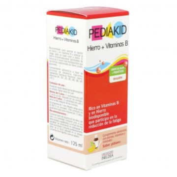 Pediakid Hierro+Vitaminas B SinGluten 125ml Ineldea