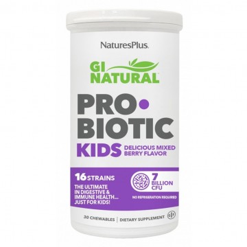 GI Natural Probiotic Kids SinGluten 30comp Nature'S Plus