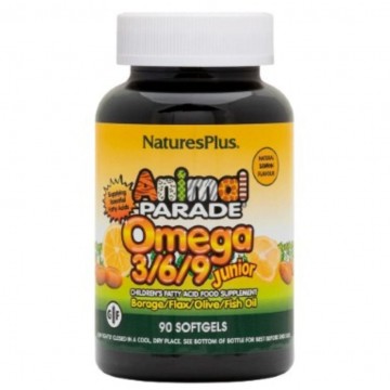 Animal Parade Omega-369 SinGluten 90 Perlas Nature'S Plus