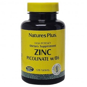 Picolinato de Zinc 30Mg SinGluten 120comp Nature'S Plus