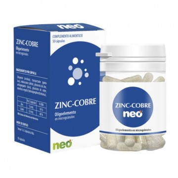 Microgranulos Zinc Cobre 50caps Neo