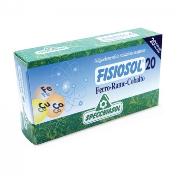 Fisiosol 20 Hierro Cobre Cobal 20 Viales Specchiasol