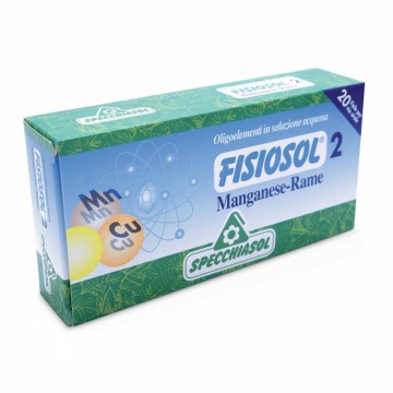 Fisiosol 2 Manganeso Cobre 20 Viales Specchiasol