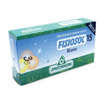 Fisiosol 15 Cobre 20 Viales Specchiasol