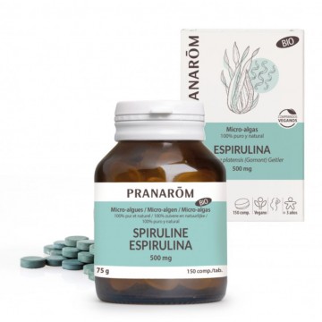 Espirulina Bio Vegan 150comp Pranarom